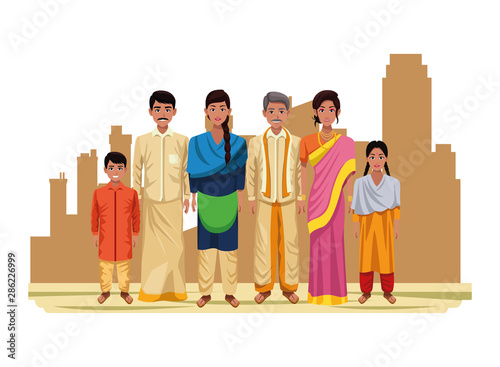 indian asian oriental culture cartoon