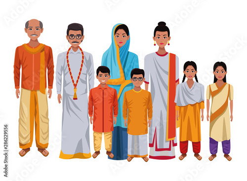 indian asian oriental culture cartoon