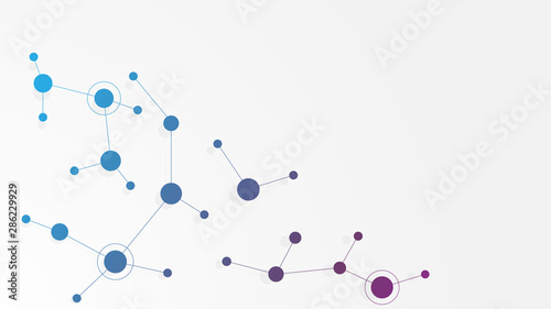 Abstract geometric connect lines and dots.Simple technology graphic background.Illustration Vector design Network and Connection concept.