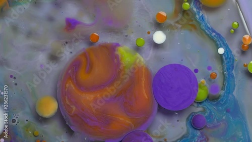 Macro Experimental Colors Video Background