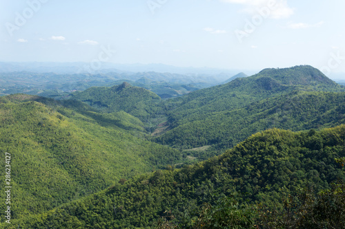 mountain range in north of thailand