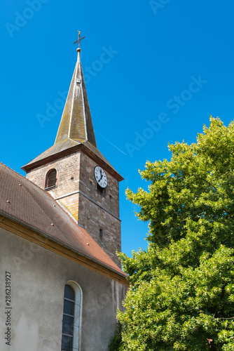 Church St Jacques le Majeur in Riedseltz. France