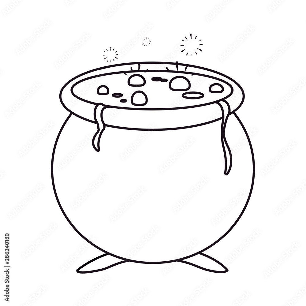 cauldron potion happy halloween celebration design cauldron potion happy halloween celebration design