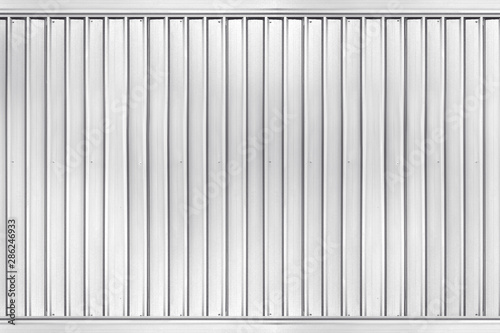 sliver corrugated metal texture surface of Industrial building wallbackground