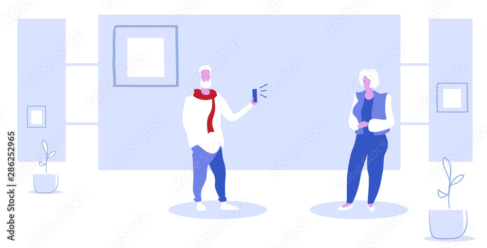 senior man using smartphone camera taking photo of aged mature woman model shoot concept sketch horizontal full length senior man using smartphone camera taking photo of aged mature woman model shoot concept sketch horizontal full length