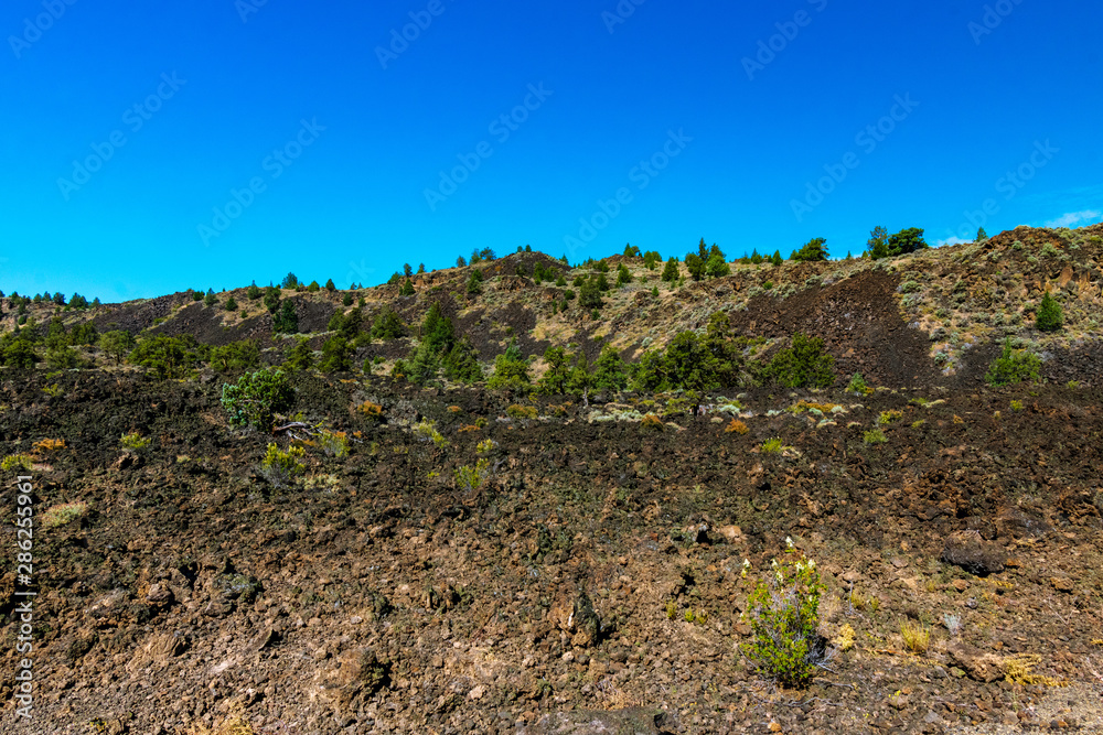 Lava Flow In Lava Beds National Monument