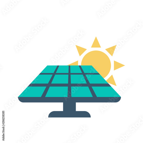 Solar panel alternative energy concept