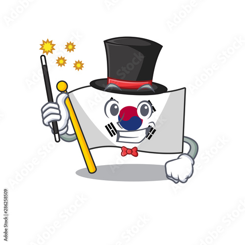 Magician korean flag stored in character drawer