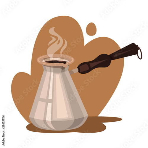 Turkish coffee making