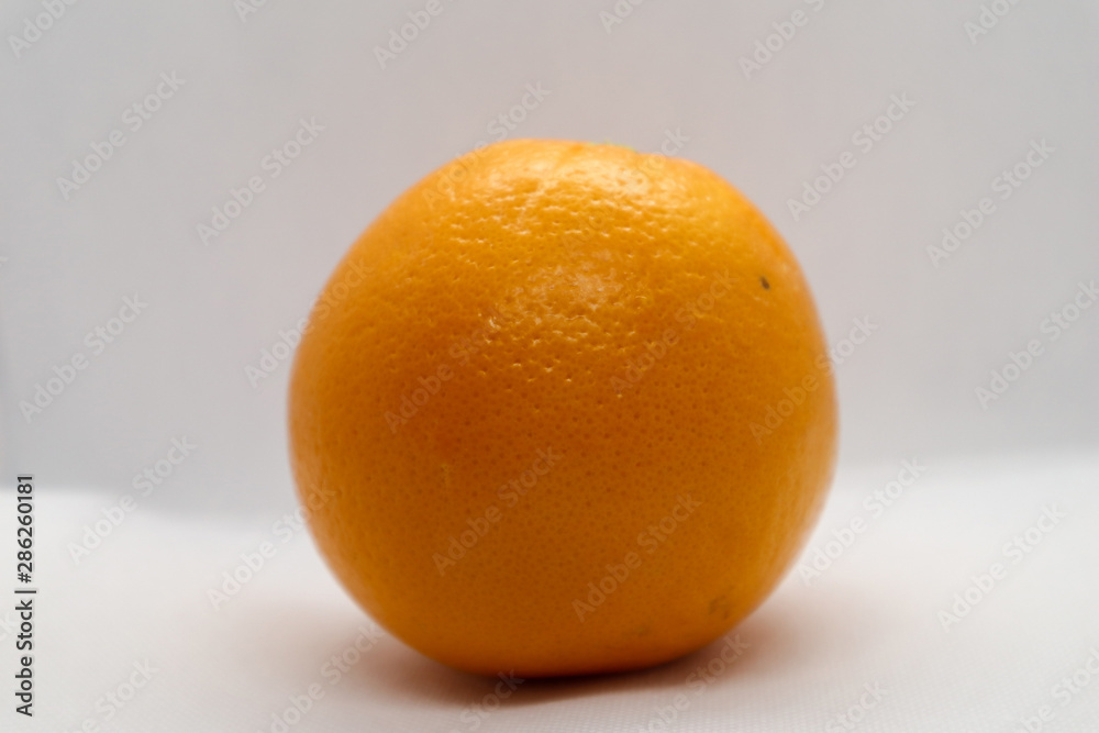 Orange fruit isolated on a white background