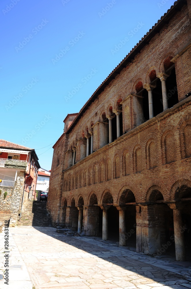 Fototapeta premium Macédoine du Nord : Cathédrale Svetina Sofija (Ohrid)