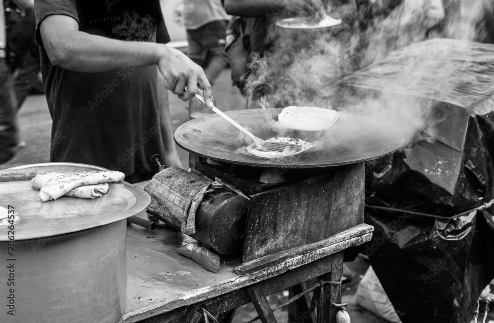 A paratha is a flatbread that originated in the Indian subcontinent