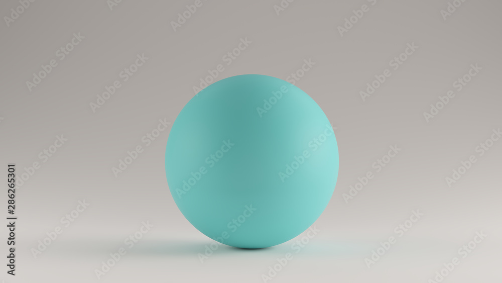 Gulf Blue Turquoise Sphere 3d 