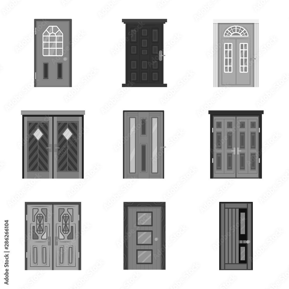 Vector illustration of building and office icon. Collection of building and modern stock symbol for web. Vector illustration of building and office icon. Collection of building and modern stock symbol for web.
