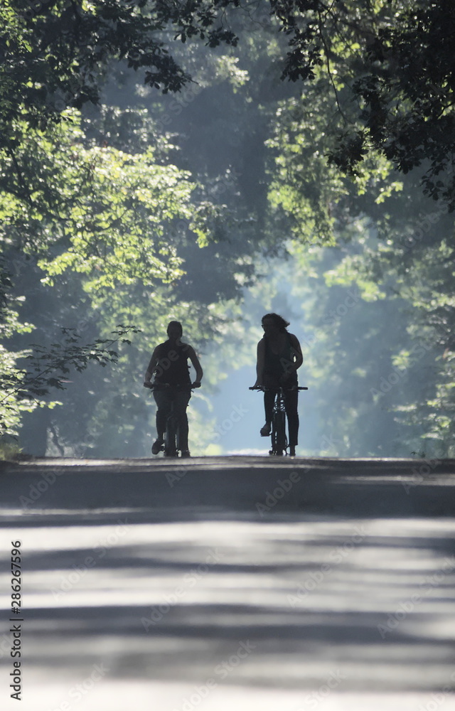 Obraz premium Balade à bicyclette