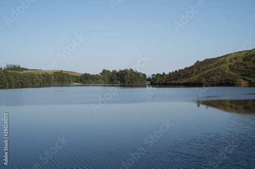 reservoir in scottish hills