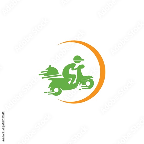 Food delivery logo