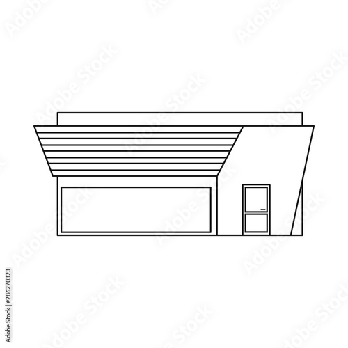 Vector design of hypermarket and modern logo. Set of hypermarket and commercial vector icon for stock.