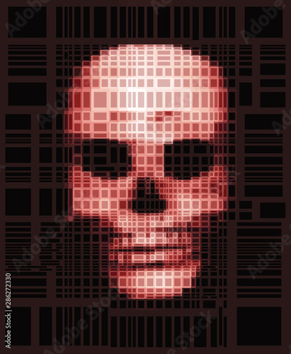 Abstract Red Skull II