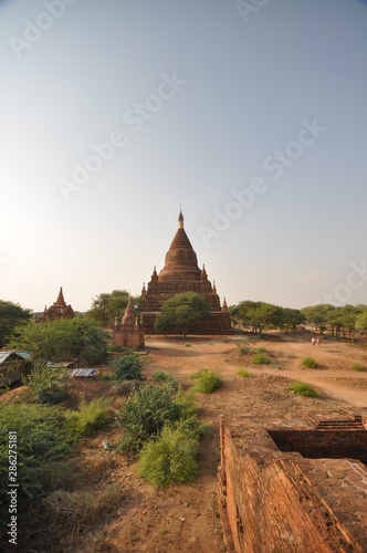 Old Bagan temple and ruins in Myanmar