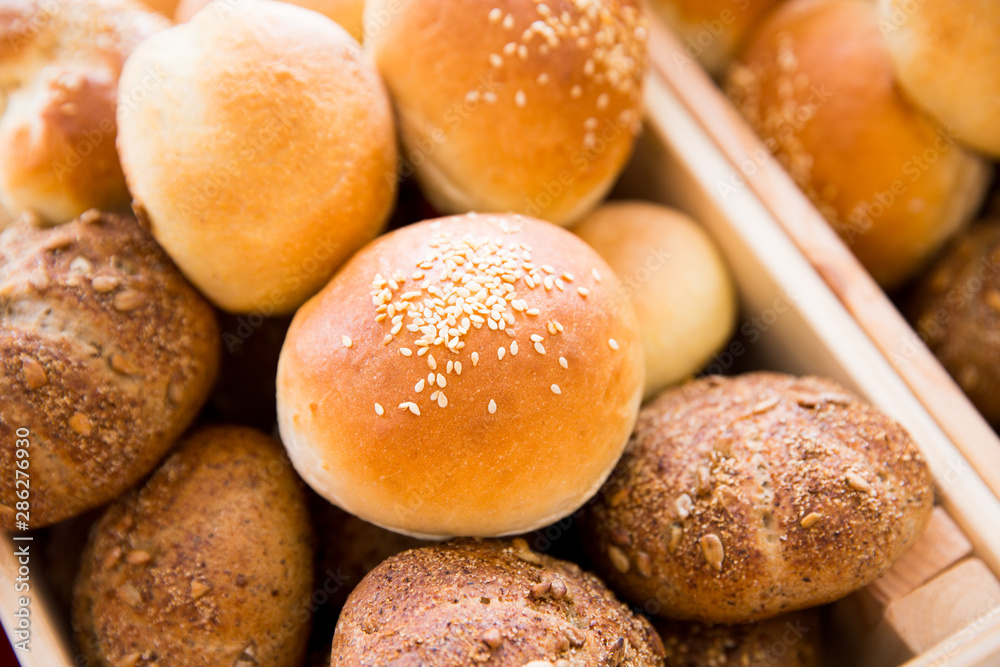 a lot of round pastry a lot of round pastry