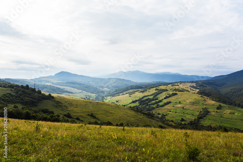 Summer mountain landscape Carpathians