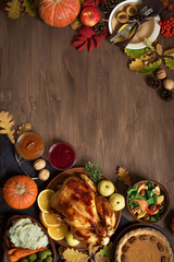 Thanksgiving dinner background