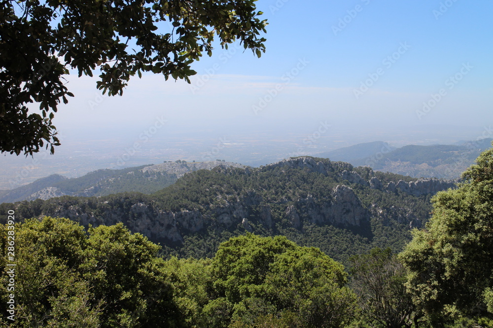 Ascent from Lluc to Masanella, West Coast, Mallorca, Spain