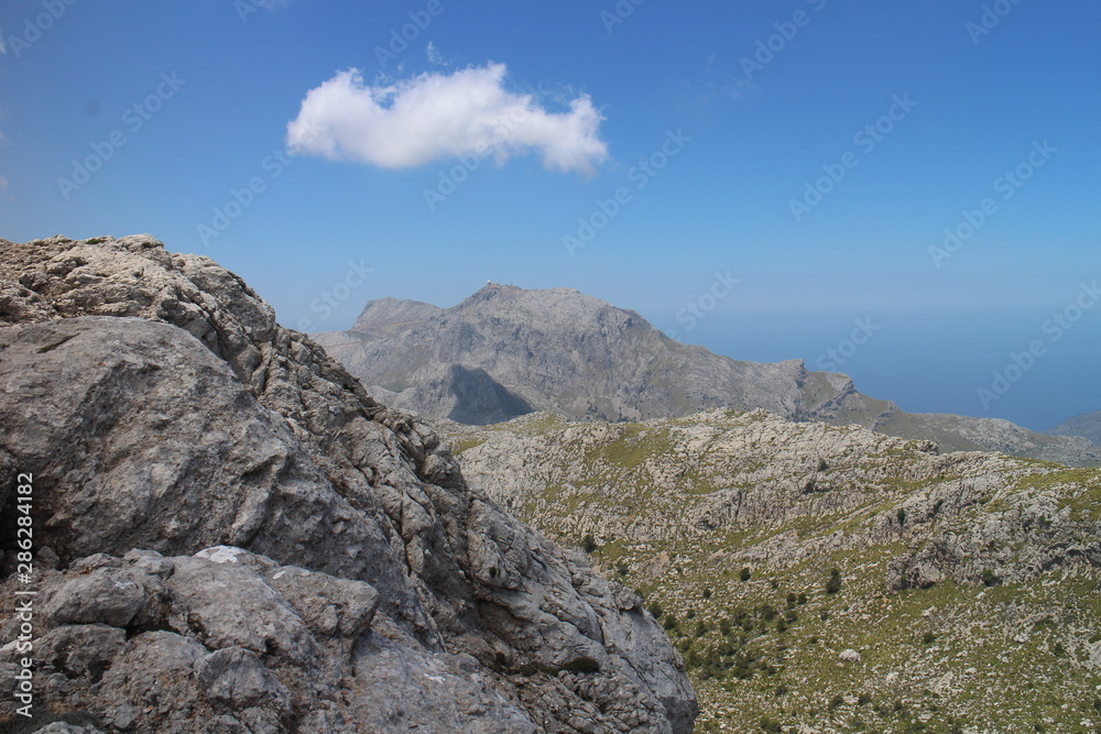 Puig de Major the highest peak on the Mallorca, Spain