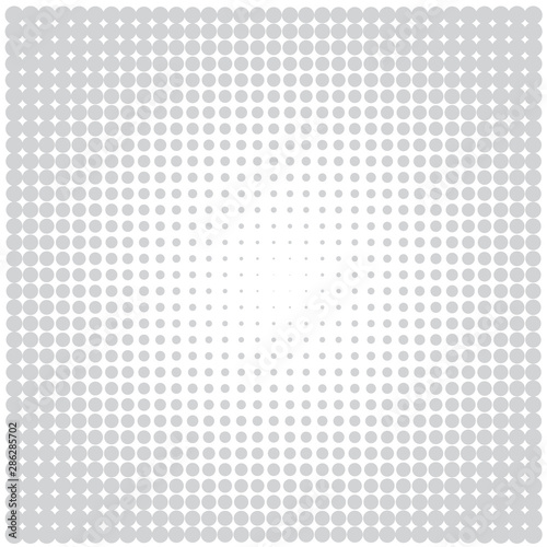 Gray dots on white background 