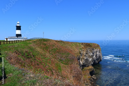 能取岬灯台　北海道　網走市