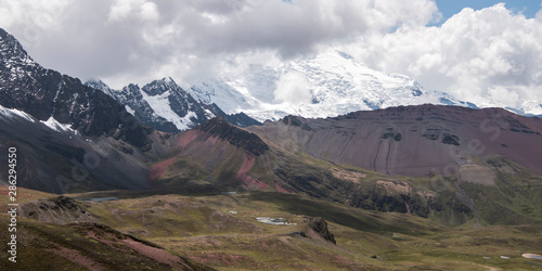 Colourful Rainbow Mountain, Peru, South America