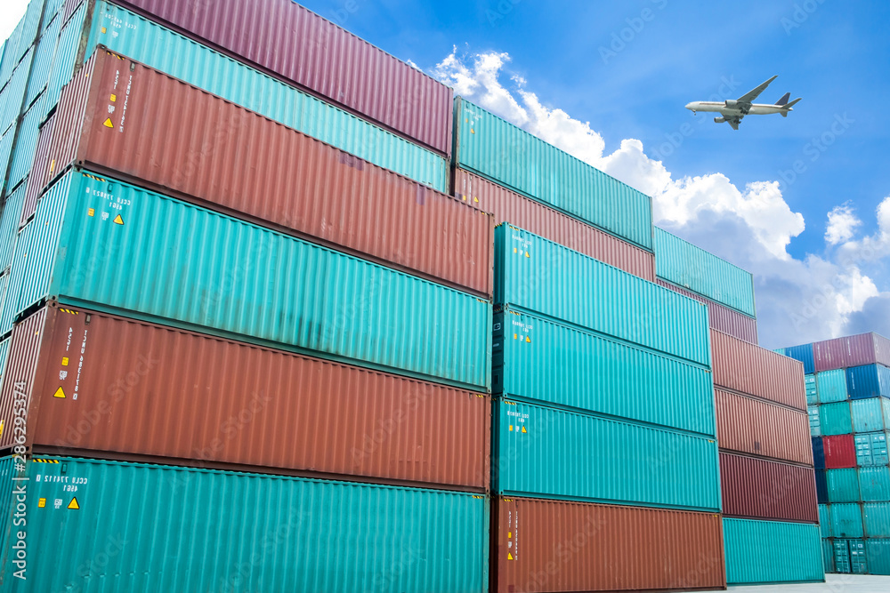 Fototapeta premium Cargo containers