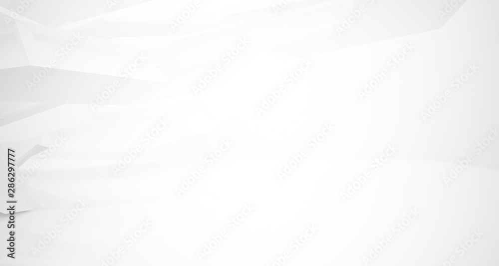 White smooth abstract architectural background. 3D illustration and rendering White smooth abstract architectural background. 3D illustration and rendering
