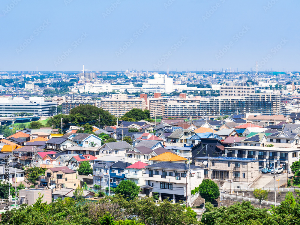 Obraz premium 郊外の住宅地 東京