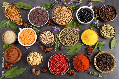 Fototapeta Naklejka Na Ścianę i Meble -  Indian spices.