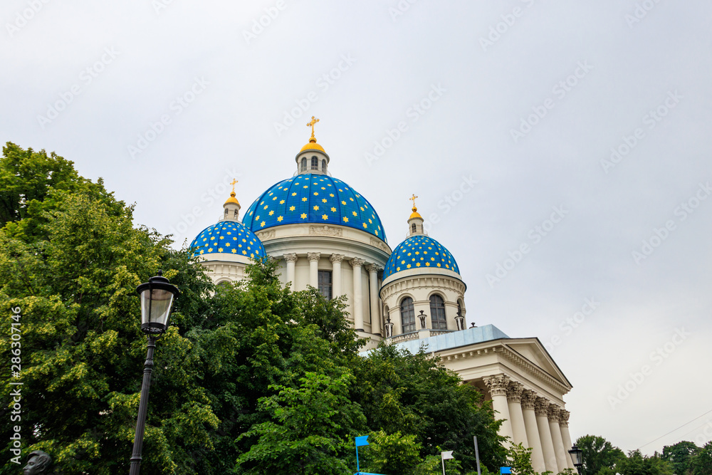 Trinity Cathedral in St. Petersburg, Russia