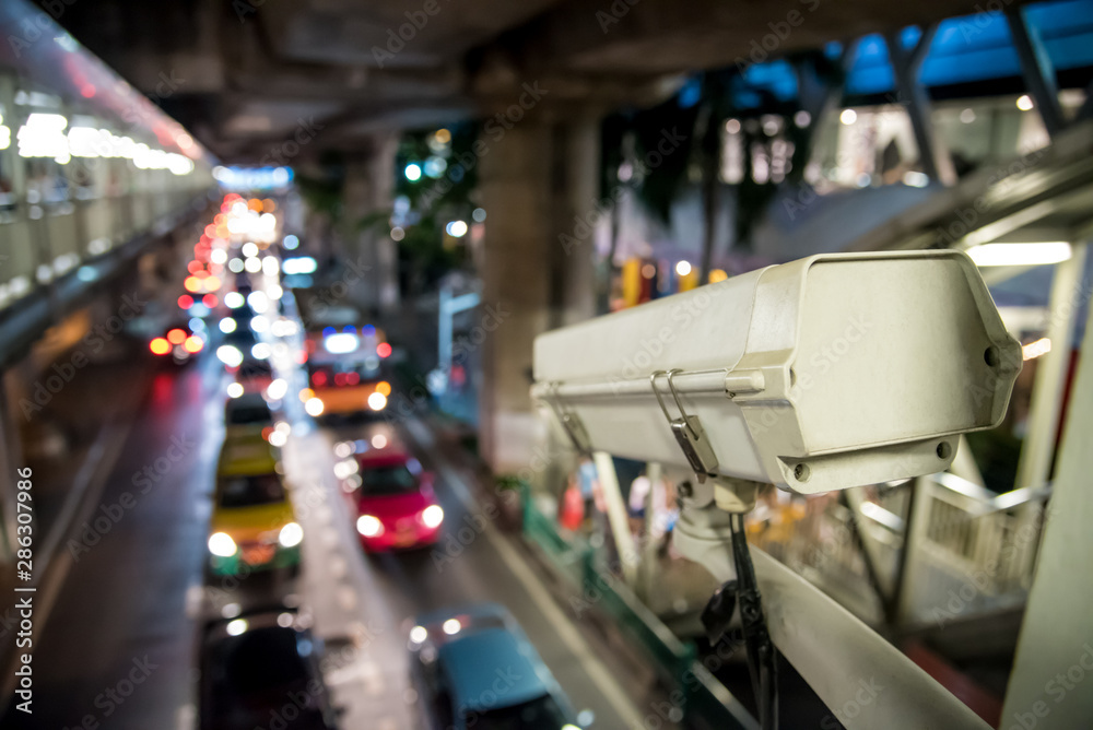 Obraz premium CCTV on the road