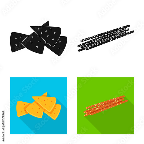 Vector illustration of Oktoberfest and bar symbol. Collection of Oktoberfest and cooking stock symbol for web.