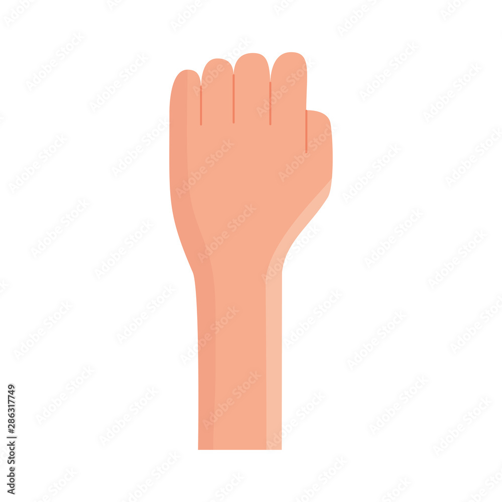 Isolated hand vector design Isolated hand vector design