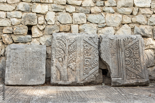 08 MAY 2019. Split, Croatia. Roman ruins of Salona at Solin