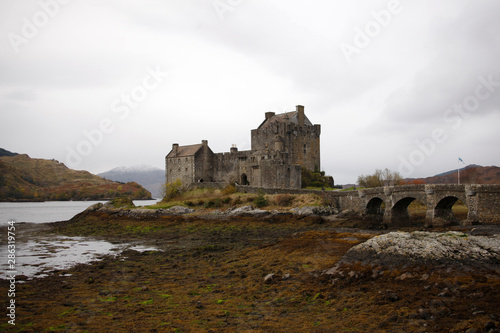 Eilean Donan Castle at Loch Alsh  Scotland  United Kingdom  Europe