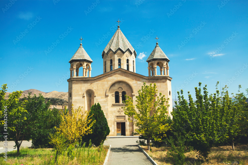Fototapeta premium chuch in armenia under sky