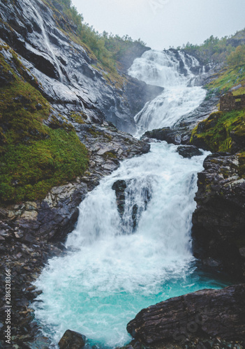 Some Waterfall views near Bergen in Norway