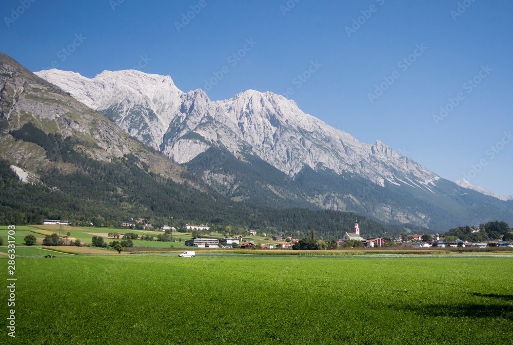Austrian Alps at Hall in Tirol, Austria