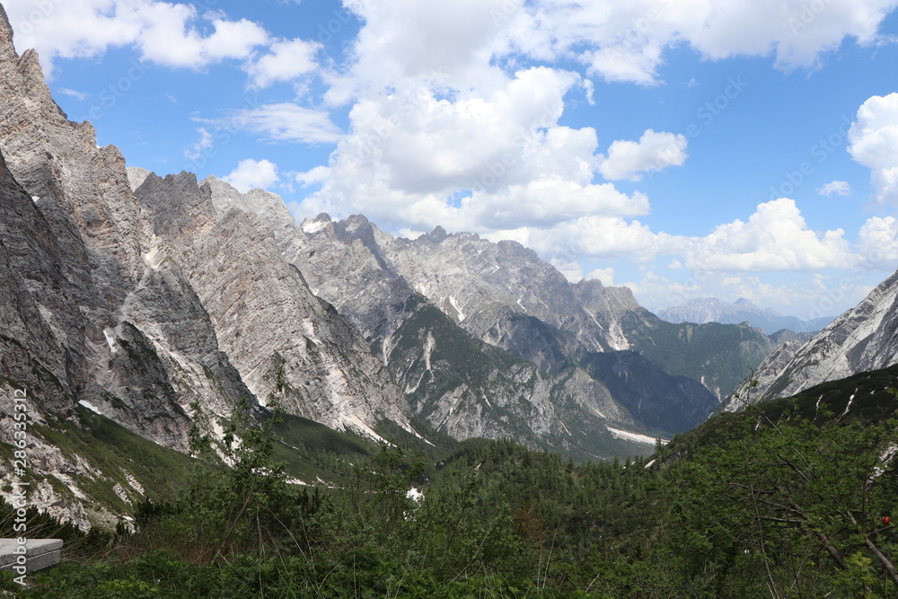 landscape in alps