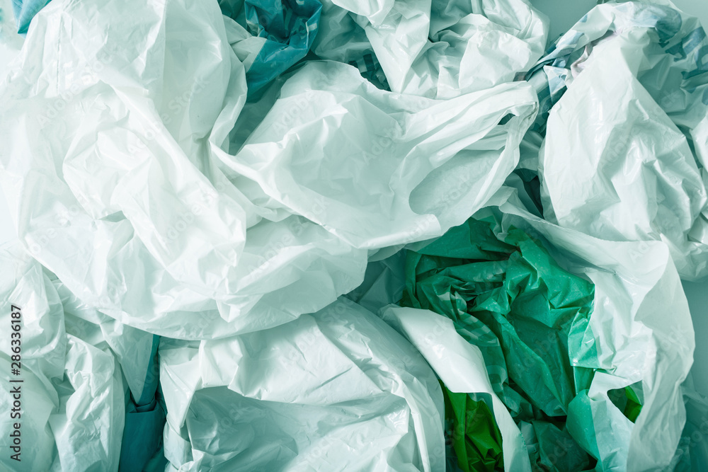 Obraz premium disposable plastic bag, waste, recycling, environmental issues
