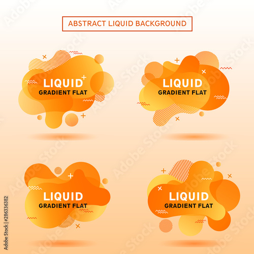 abstract liquid background  yellow  template