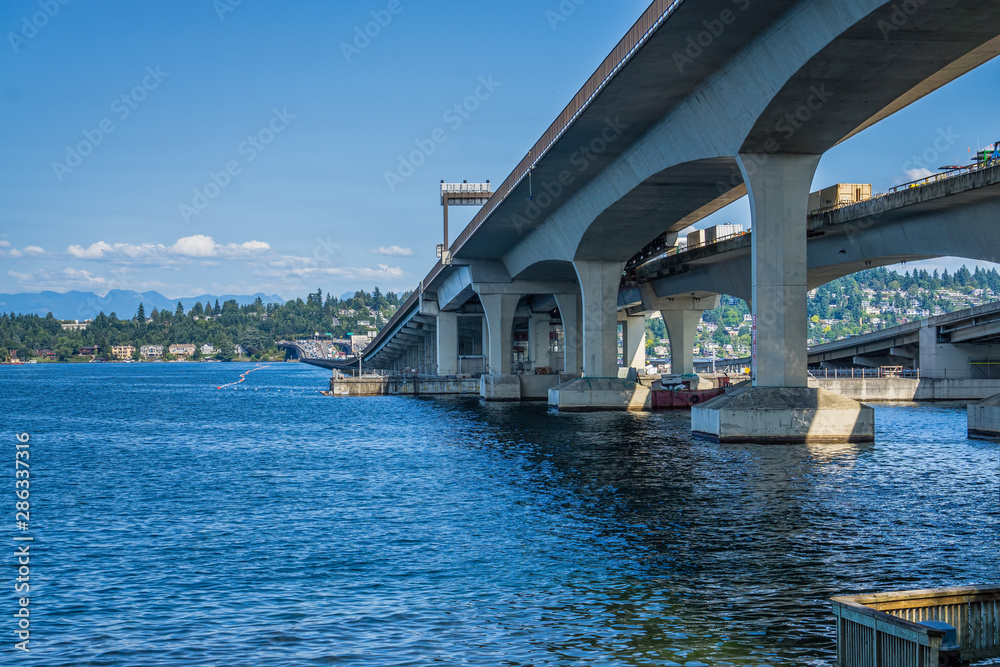 Lake And Seattle Bridges