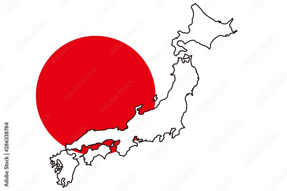 Background Wallpaper Vector Illustration Design Image Jaoan China Asia Free Size 背景 壁紙 ベクター イラスト デザイン 無料 無料素材 バックグラウンド フリー素材 イメージ 和風素材 日本 日本地図 日の丸 国旗 ジャパン 無料 フリーサイズ